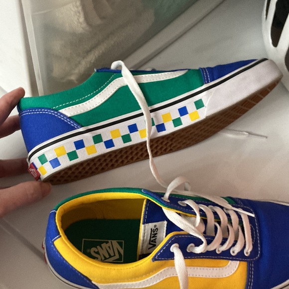 Ward Boys vans size yt(youth)7, 8 1/2 -9in women’s - Picture 5 of 11